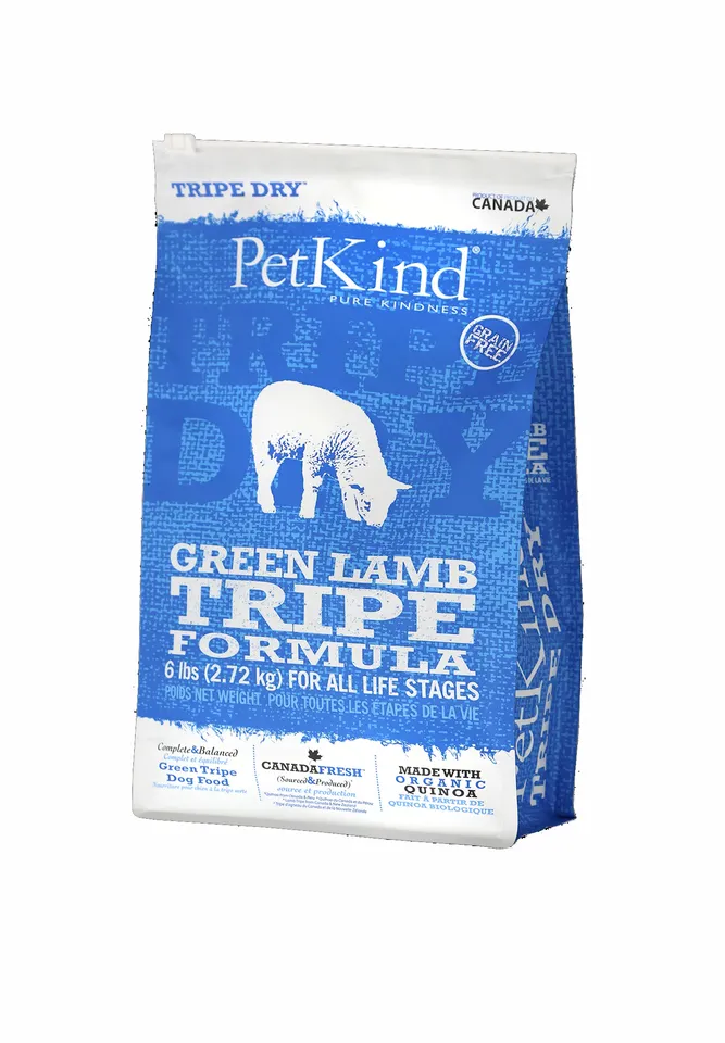 25% OFF: PetKind Green Lamb Tripe Grain-Free Dry Dog Food