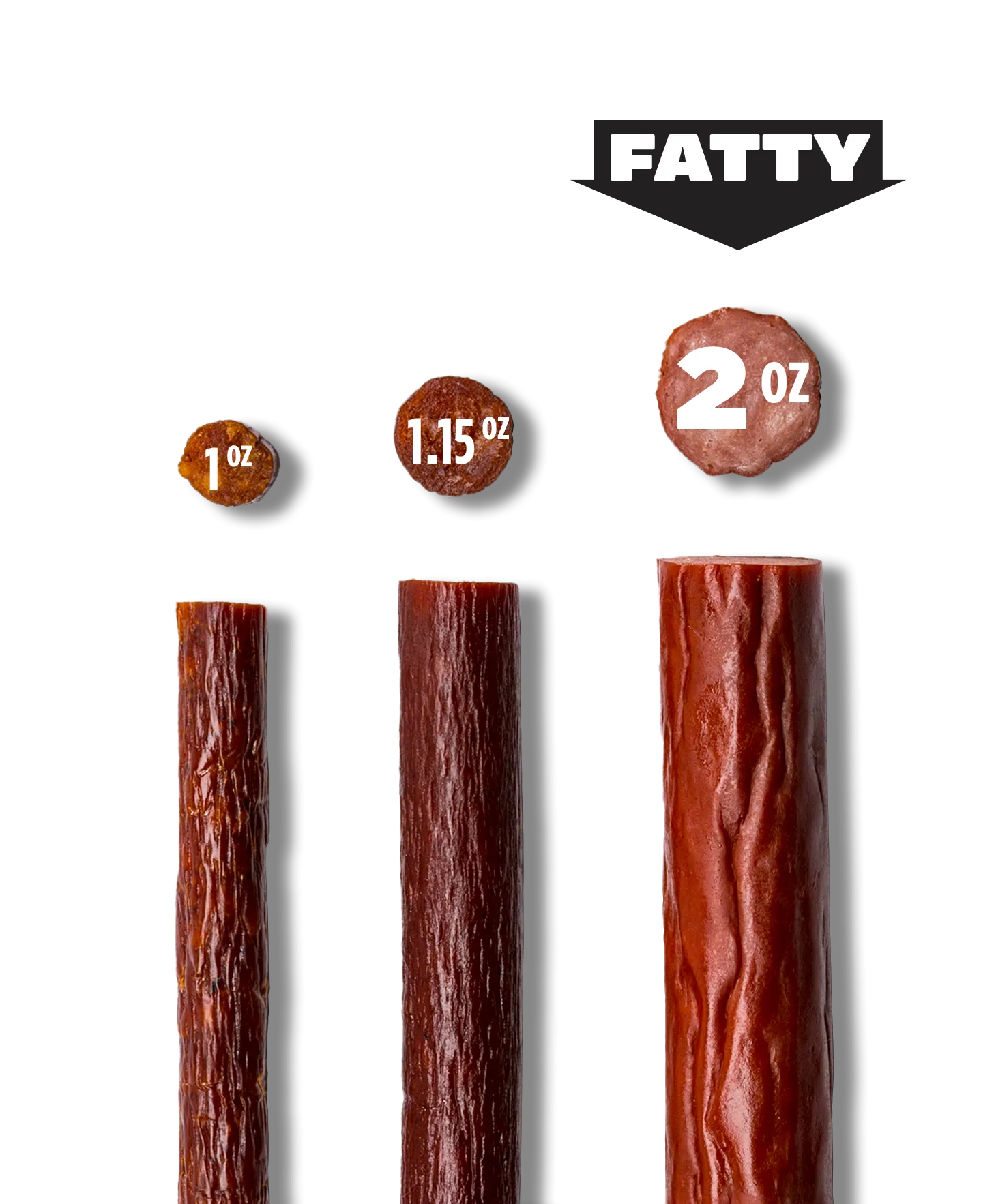 2oz Fatty Meat Stick - Honey BBQ