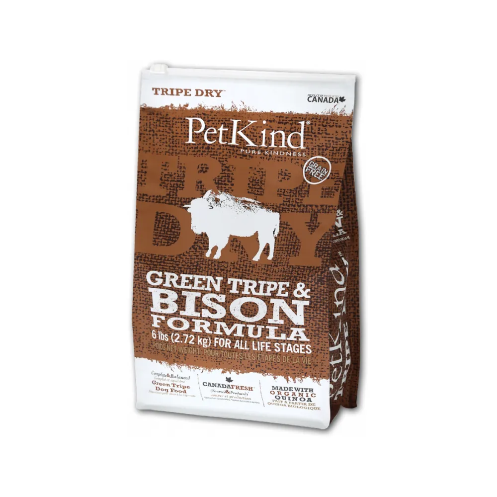 All Life Stages Green Tripe & Bison Dog Dry Food