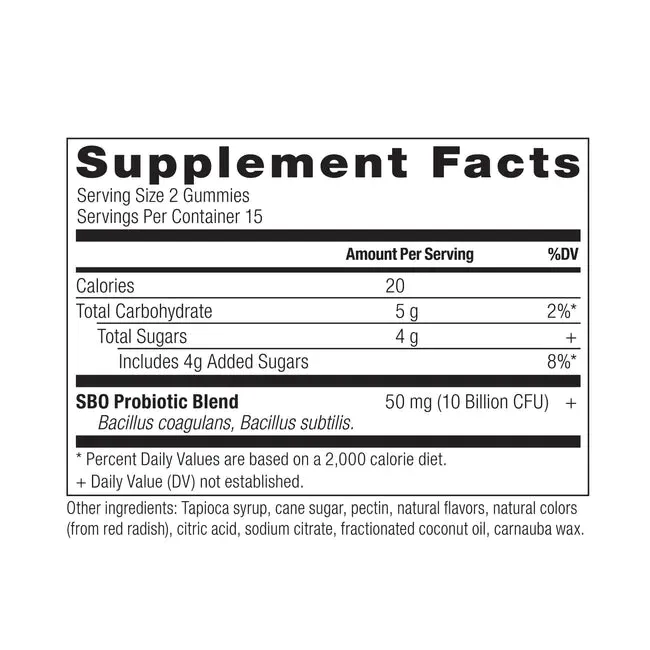 Ancient Nutrition SBO Probiotic Gummy 30ct