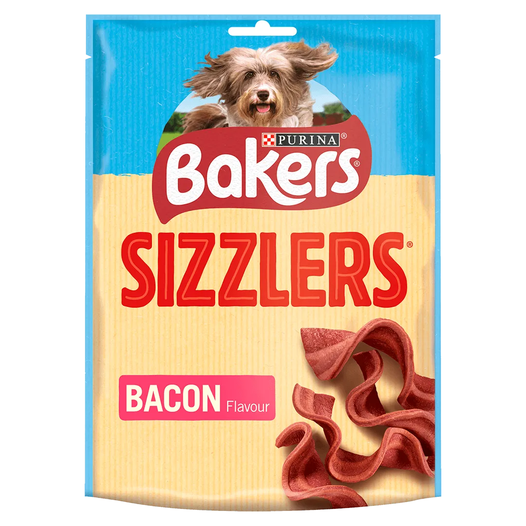 Bakers Sizzlers Bacon Flavour Dog Treats