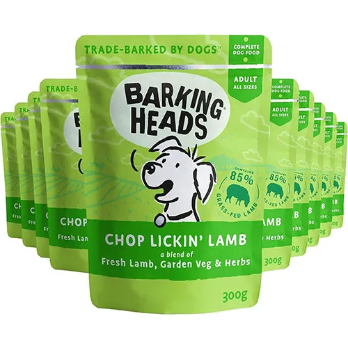 Barking Heads Chop Lickin’ Lamb 10 x 300g