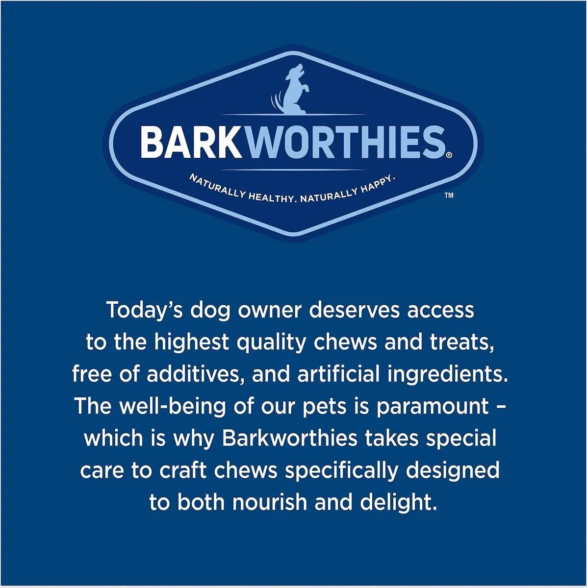 Barkworthies 12 Inch Bully Double Cut For Dogs