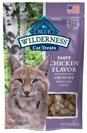 Blue Buffalo Wilderness Grain Free Chicken Crunchy Cat Treats