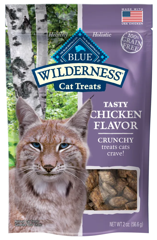 Blue Buffalo Wilderness Grain Free Chicken Crunchy Cat Treats