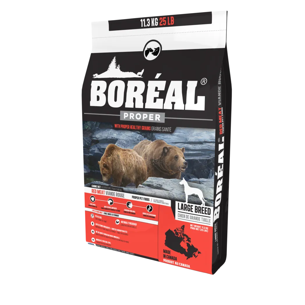 Boreal Proper Large Breed Red Meat - Low Carb Grains Dry Dog Food