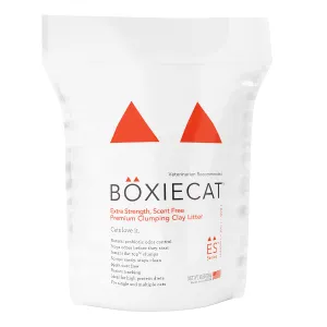 Boxiecat Extra Strength Scent Free Premium Clumping Clay Cat Litter