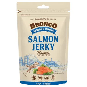 Bronco Dog Jerky Salmon 70g