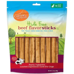 Canine Naturals Hide Free Beef Sticks Dog Chew