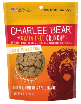 Charlee Bear Bear Crunch Grain Free Chicken Pumpkin & Apple Treats