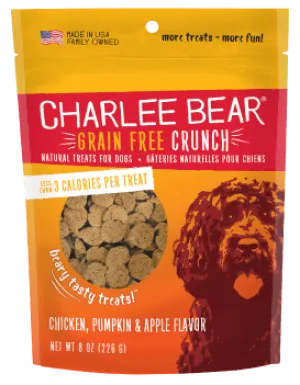 Charlee Bear Bear Crunch Grain Free Chicken Pumpkin & Apple Treats