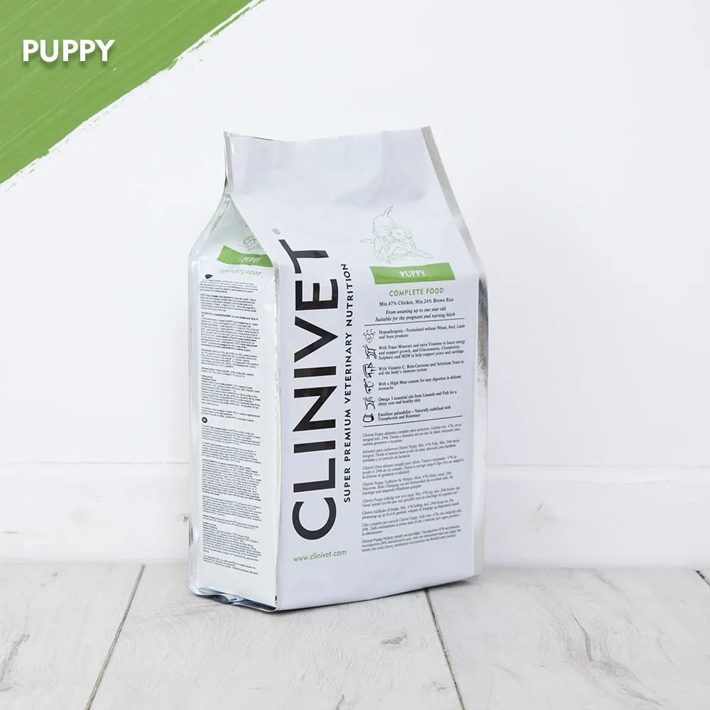 Clinivet | Hypoallergenic Dry Dog Food | Puppy - 1.5kg