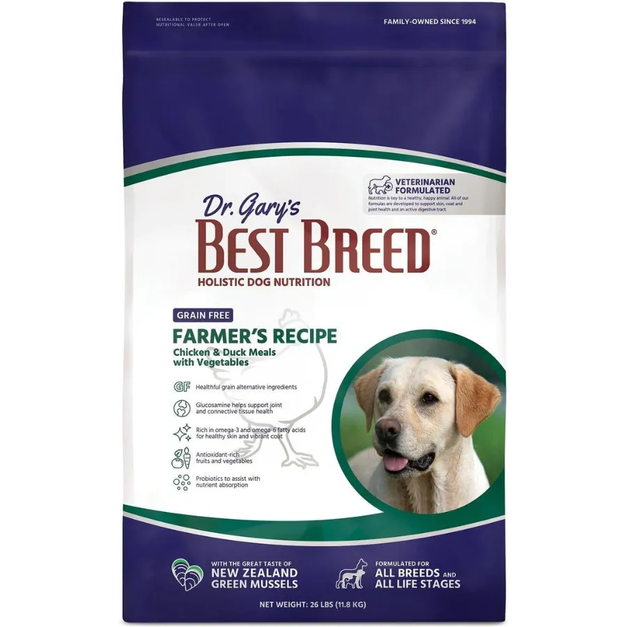 Dr. Gary's Best Breed Holistic Grain-Free Farmer's Recipe Dry Dog Food