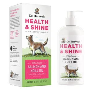 Dr. Harvey's Health and Shine Salmon & Krill Fish Oil Supplement for Dogs