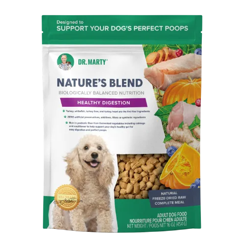 Dr. Marty Freeze Dried Nature's Blend Healthy Digestion Dog Food