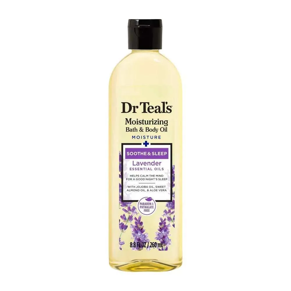 Dr. Teal's Bath & Body Oil Soothe & Sleep with Lavender - 8.8 Oz