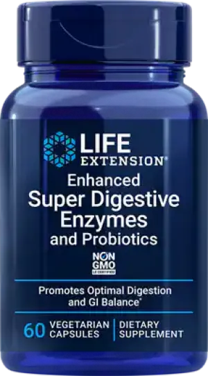 Enhanced Super Digestive Enzymes and Probiotics by Life Extension, 60 capsules