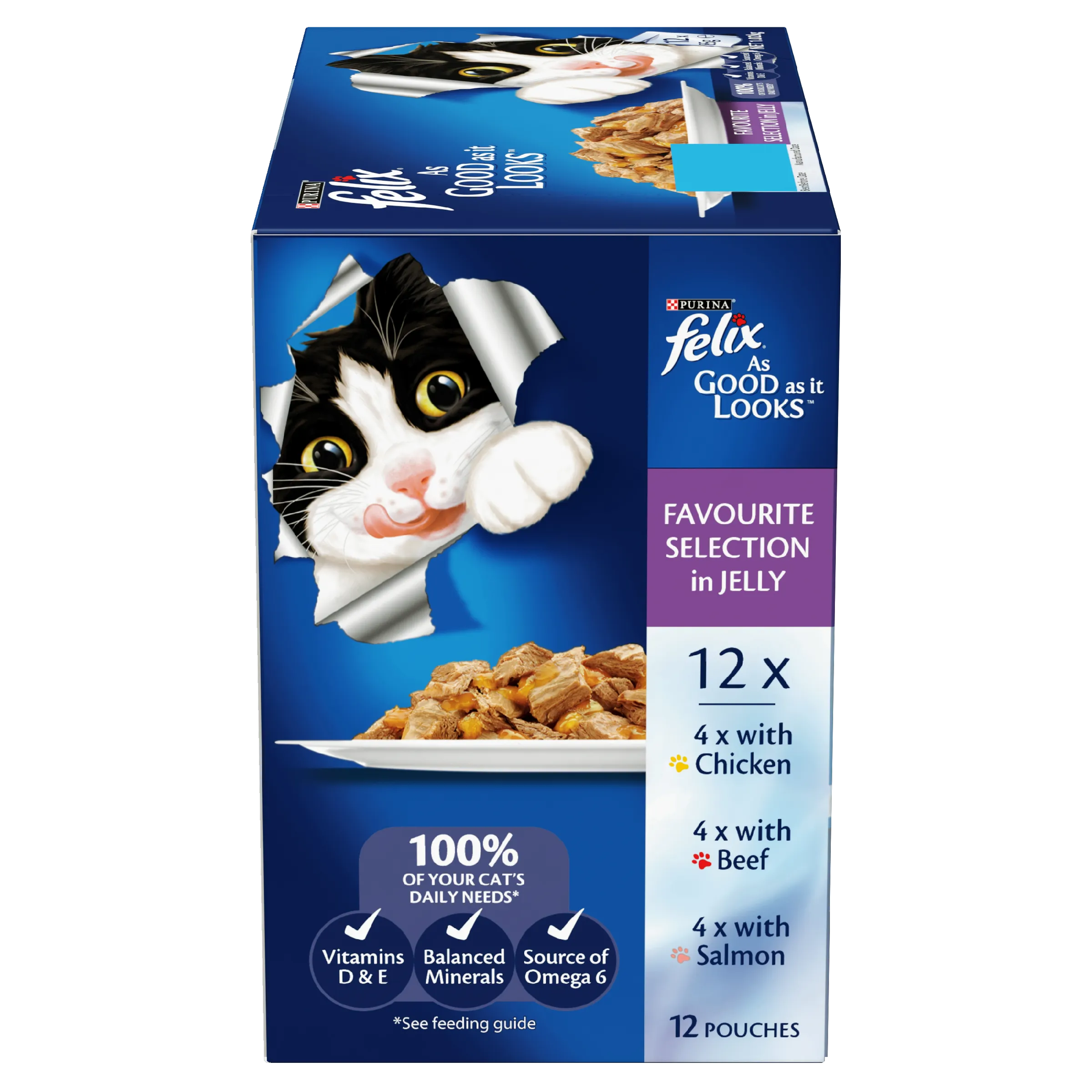 Felix As Good As It Looks Favourite Selection Adult Wet Cat Food 85g x 12