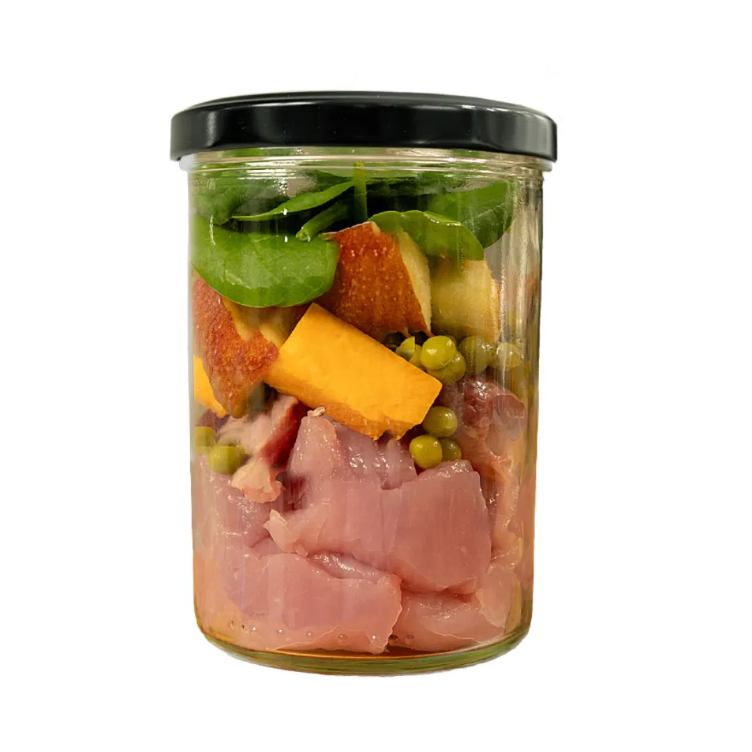 Fidelis Cooked Turkey Menu Wet Food Jar