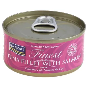 Fish4Cats Finest | Wet Cat Food | Tuna Fillet with Salmon - 70g