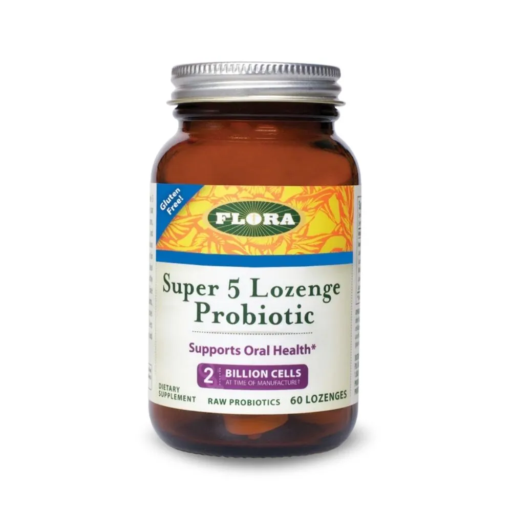 Flora Super 5 Probiotic 60 Lozenges