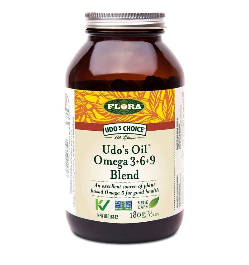 Flora Udo's Oil 3-6-9 Blend (180 Softgel Capsules)