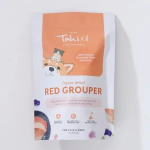 Freeze Dried Red Grouper Treats for Dogs and Cats