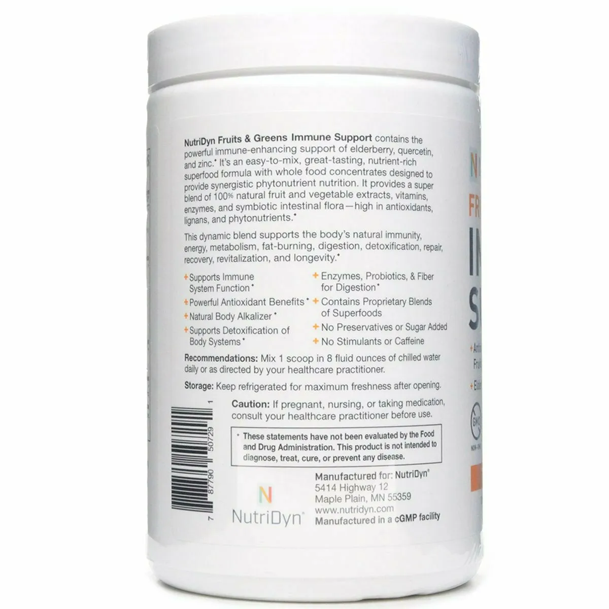 Fruits & Greens Immune Support by Nutri-Dyn