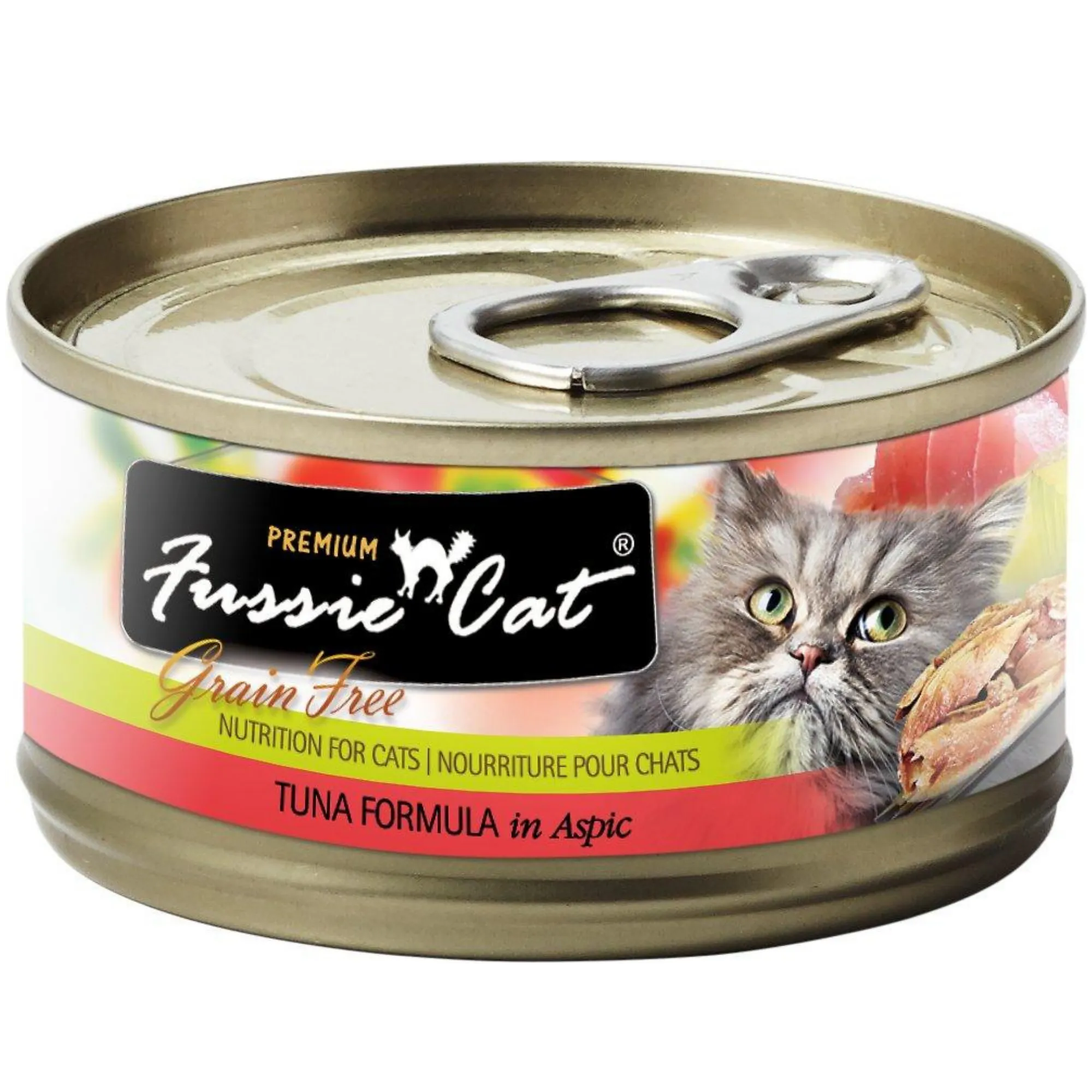 Fussie Cat Premium Tuna in Aspic Canned Cat Food, 2.82-oz