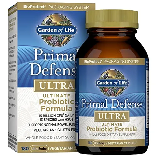 Garden of Life Primal Defense Ultra Ultimate Probiotic 180 Capsules