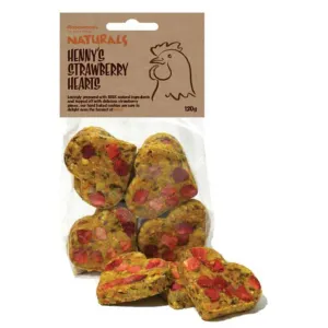 Henny's Strawberry Hearts 120g | Lovingly Prepared With 100% Natural Ingredients