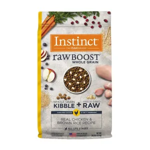 Instinct Raw Boost Whole Grain Real Chicken & Brown Rice Dry Dog Food 20lb