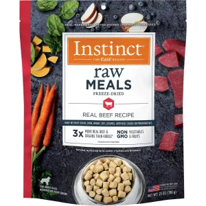 Instinct Raw Freeze-Dried Meals Grain Free Real Beef Dog Food 25oz