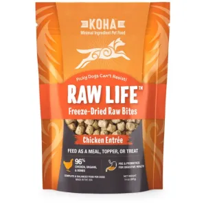 KOHA Freeze-Dried Raw Bites Chicken Entrée, Topper or Treat for Dogs