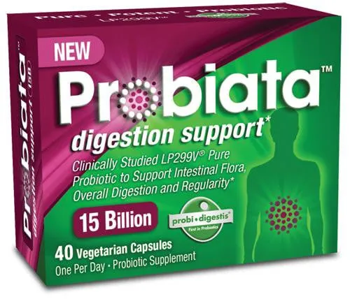 Kyolic Probiata Digestion Support - 40 Vegetarian Capsules