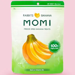 Momi Freeze Dried Banana Rabbit Treats 15g