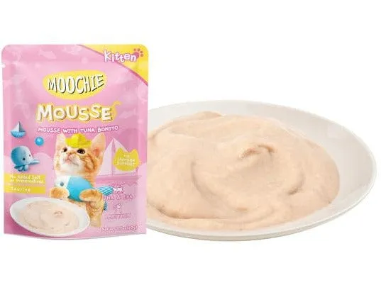 Moochie Kitten Mousse With Tuna Bonito  70G.  Pouch