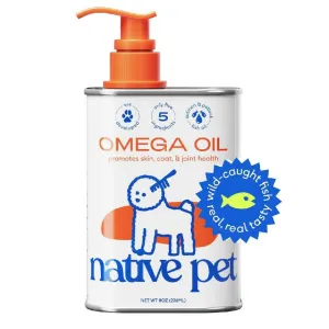 Native Pet Omega 3 Fish Oil Skin & Coat Health Support for Dogs