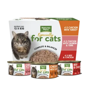 Natures Menu Cat Multipack Tins - 4x 12x 85g