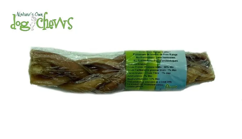 Nature's Own 6" Odour-Free Triple Braided Bully Stick