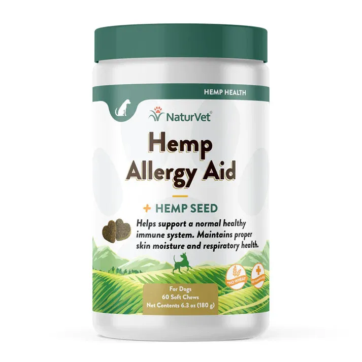 NaturVet Hemp Allergy Aid   Hemp Seed for Dogs