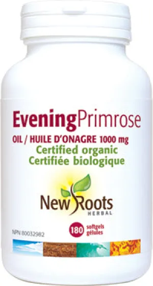 New Roots Evening Primrose Oil (1000mg) (180 SoftGels)