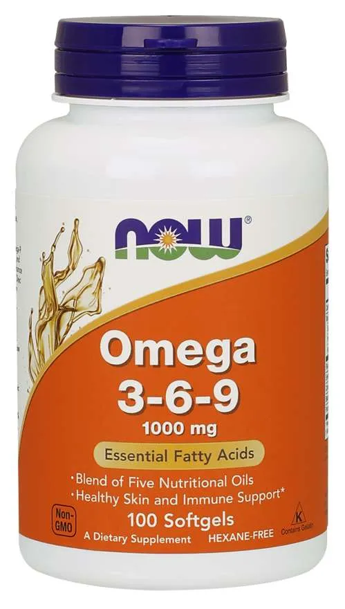 Now Omega 3/6/09 1000mg 100 Softgels