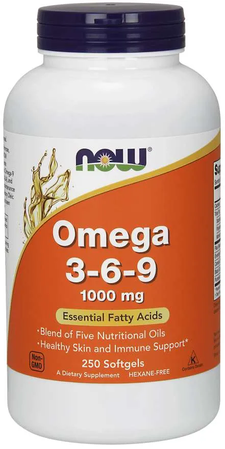 Now Omega 3/6/09 1000mg 100 Softgels