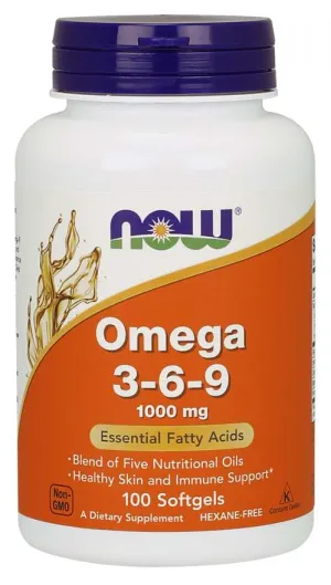 Now Omega 3/6/09 1000mg 100 Softgels