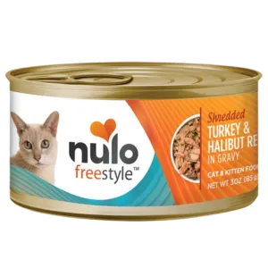 Nulo Freestyle Grain-Free Turkey Shredded Recipe Wet Cat Food, 3oz