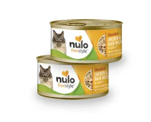 Nulo FreeStyle Shredded Chicken & Duck Recipe in Gravy Cat Food 3oz