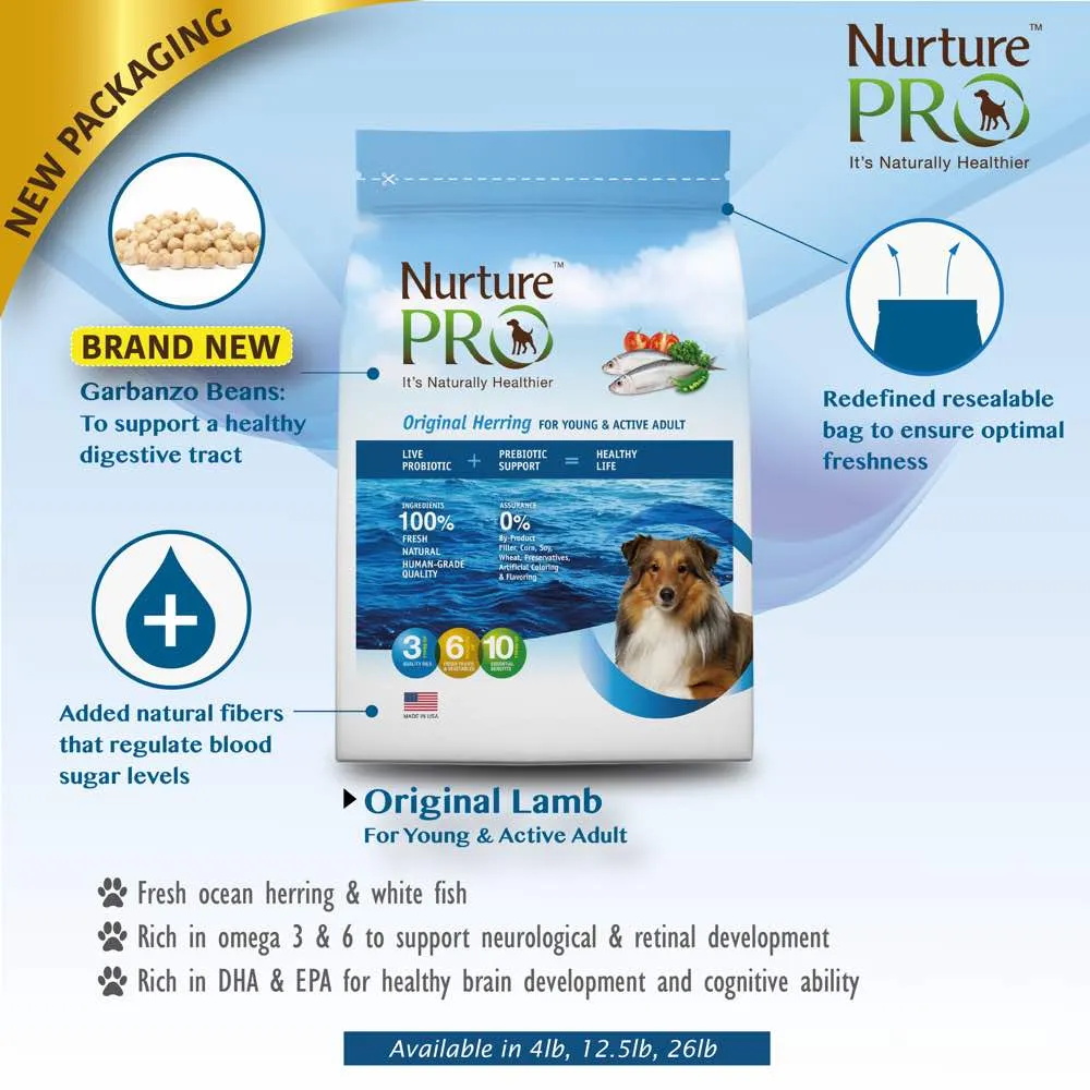 Nurture Pro Original Herring for Young & Active Adult Dry Dog Food