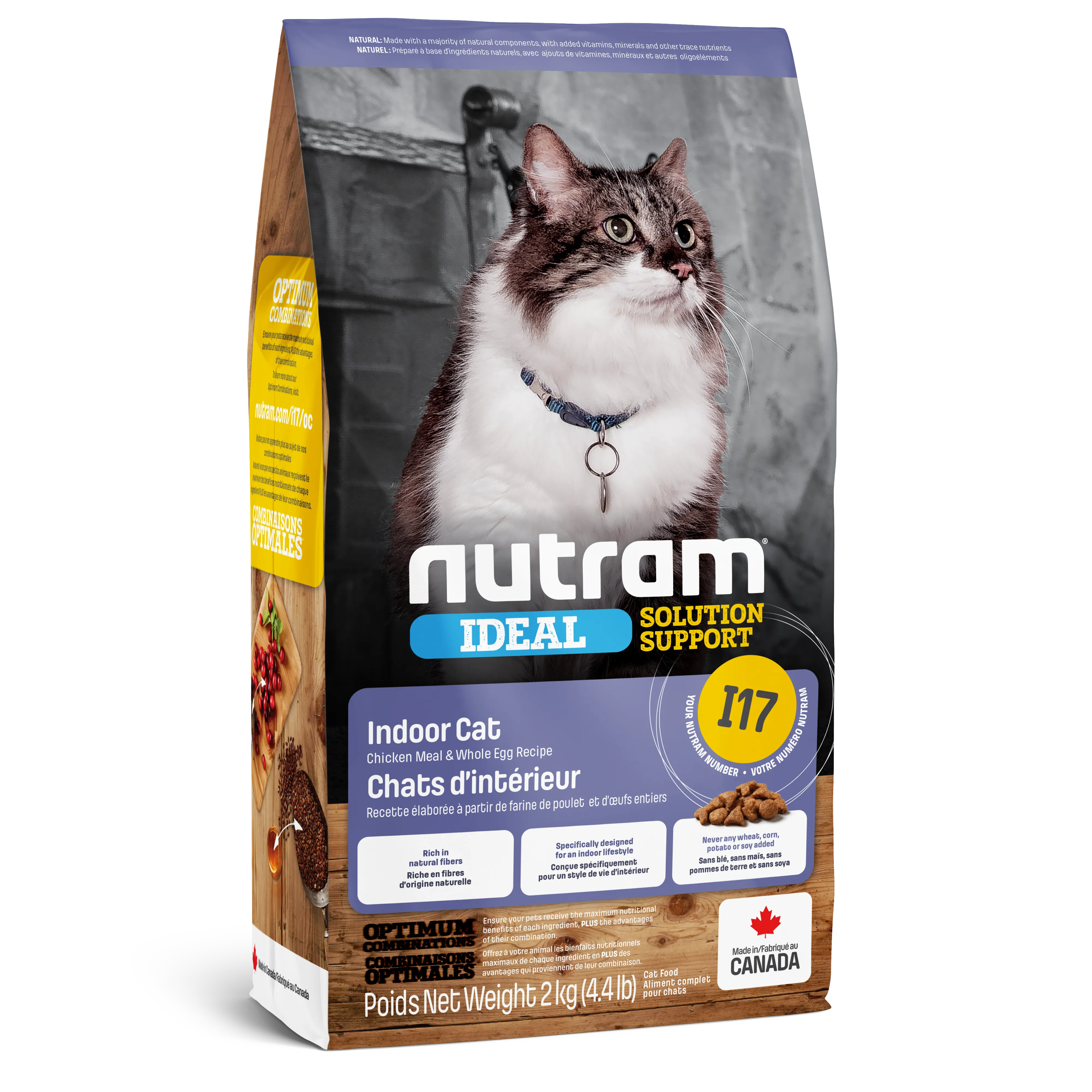 Nutram Cat Ideal Solutions I17 Indoor Chicken & Whole Egg