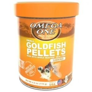 Omega One Sinking Goldfish Pellets; Small